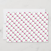 50と素晴らしいマルティーニガラス誕生日パーティー 招待状 (裏面)