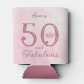 50と素晴らしいモダンバラエレガント金ゴールドクラシックR 缶クーラー (裏面)