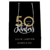 50と素晴らしいモダンパーティー ミディアムペーパーバッグ (裏面)