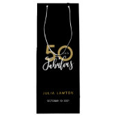 50と素晴らしいモダンパーティー  ワインギフトバッグ (裏面)