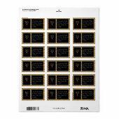 50と素晴らしいラベル ラベル (フルシート)