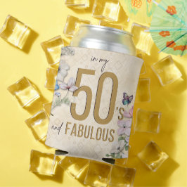 50と素晴らしいワイルドフラワー 缶クーラー