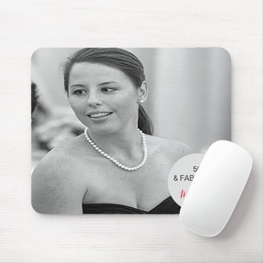 50と素晴らしい写真の白黒パーソナル マウスパッド (マウス)