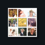 50と素晴らしい名前8 Photo Collage Keepsake キャンバスプリント<br><div class="desc">チャームデザインスタジオから： 50と素晴らしい名前と8フォトコラージュのキャンバスプリント – - AS A KEEPSAKE - – この特別な日の素晴らしい思い出だ。50歳の誕生日に向けて、写真と一緒に楽しく楽しめパーソナライズされたるメッセージお気に入りのを送る</div>
