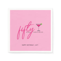 50と素晴らしい女性の50th誕生日パーティー