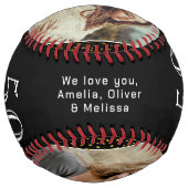 50と素晴らしい引用文ブラック3写真50誕生日 ソフトボール (裏面)