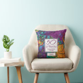 50と素晴らしい抽象芸術パープルカスタムキープサケ クッション (椅子)