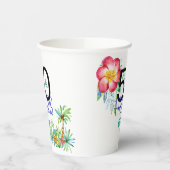 50と素晴らしい熱帯50誕生日追加名 紙コップ (左)