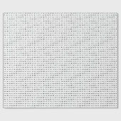 50と素晴らしい白黒50誕生日 ラッピングペーパー (フラット)