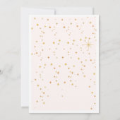 50と素晴らしい神秘的50誕生日 招待状 (裏面)