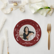 50と素晴らしい葉レッド50誕生日写真