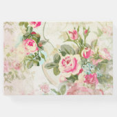 50と素晴らしい蝶オンヴィンテージコラージュ ゲストブック (裏面)