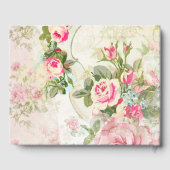 50と素晴らしい蝶オンヴィンテージコラージュ ゲストブック (裏面)