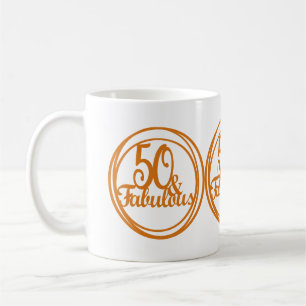 50と素晴らしい記念日コーヒーティーマグギフト コーヒーマグカップ