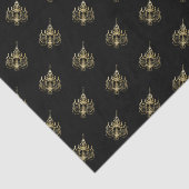 50と素晴らしい誕生日ゴールデンシャンデリア 薄葉紙 (詳細)