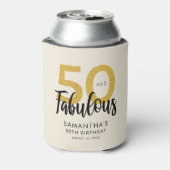 50と素晴らしい誕生日スクリプトのパーティー 缶クーラー (缶裏面)