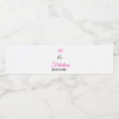 50と素晴らしい誕生日パーティウォーターボトルラベル ペットボトルラベル (シングルラベル)