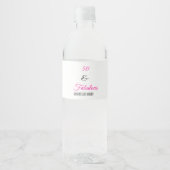 50と素晴らしい誕生日パーティウォーターボトルラベル ペットボトルラベル (正面)