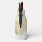 50と素晴らしい誕生日パーティブラック/金ゴールド50thおもしろい ボトルクーラー (ボトル裏面)