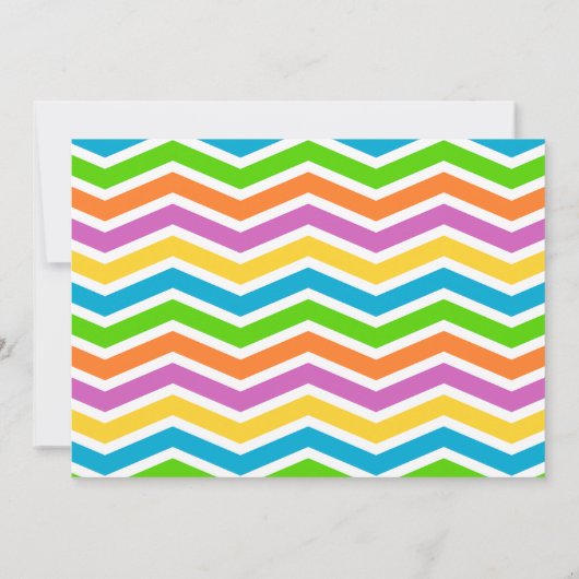 50と素晴らしい誕生日パーティーの招待 招待状 (裏面)