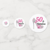 50と素晴らしい誕生日パーティー コンフェッティ (裏面)