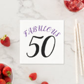 50と素晴らしい誕生日パーティー スタンダードカクテルナプキン (インサイチュ)