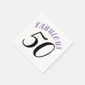 50と素晴らしい誕生日パーティー スタンダードカクテルナプキン (角)