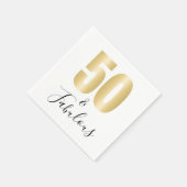 50と素晴らしい誕生日パーティー スタンダードカクテルナプキン (角)