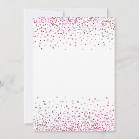 50と素晴らしい誕生日パーティー 招待状 (裏面)