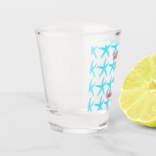 50と素晴らしい誕生日ブルースターフィッシュパタークールン ショットグラス (左)