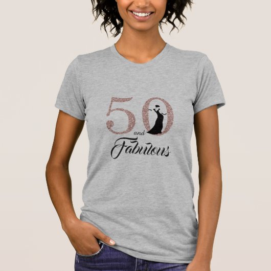 50と素晴らしい誕生日プレゼント Tシャツ (正面)