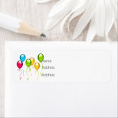 50と素晴らしい誕生日差出人住所ラベル ラベル (インサイチュ)