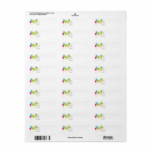 50と素晴らしい誕生日差出人住所ラベル ラベル (フルシート)