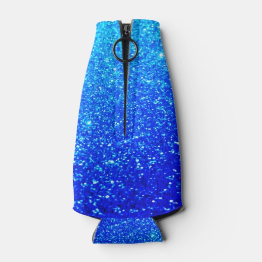 50と素晴らしい誕生日深いブルー輝グラデーションき ボトルクーラー (裏面)