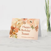 50と素晴らしい誕生日 カード (正面)