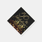 50と素晴らしい誕生日 スタンダードカクテルナプキン (角)