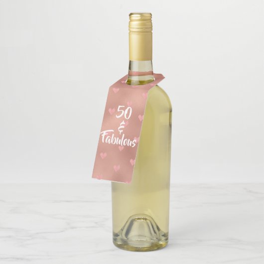 50と素晴らしい誕生日 ボトルネックタグ (アングル)