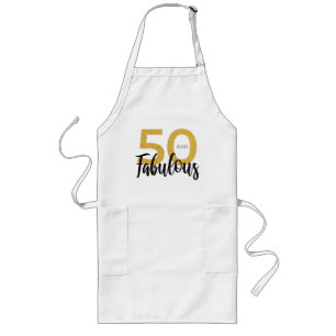 50と素晴らしい誕生日 ロングエプロン