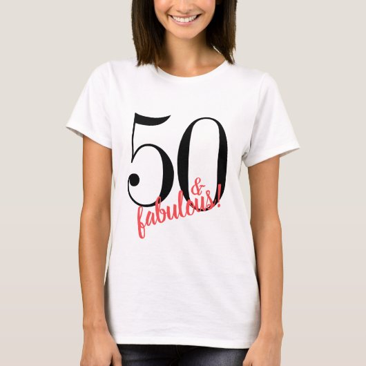 50と素晴らしい誕生日Tシャツ Tシャツ (正面)