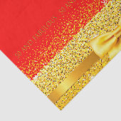 50と素晴らしい赤い金ゴールド エレガント 薄葉紙 (詳細)