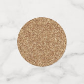 50と素晴らしい金ゴールドグリッター写真50誕生日 コンフェッティ (スモール正面)