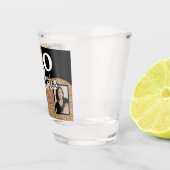 50と素晴らしい金ゴールドグリッター2写真50誕生日 ショットグラス (右)