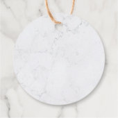 50と素晴らしい金ゴールドタイポグラフィ葉メッセージカード フェイバータグ (裏面)