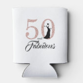 50と素晴らしい50番目の誕生日ギフトクーラーボックス 缶クーラー (裏面)