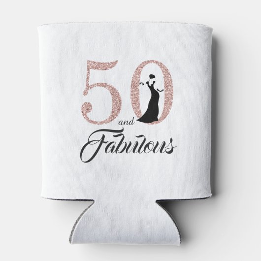 50と素晴らしい50番目の誕生日ギフトクーラーボックス 缶クーラー (裏面)