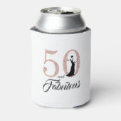 50と素晴らしい50番目の誕生日ギフトクーラーボックス 缶クーラー (缶裏面)