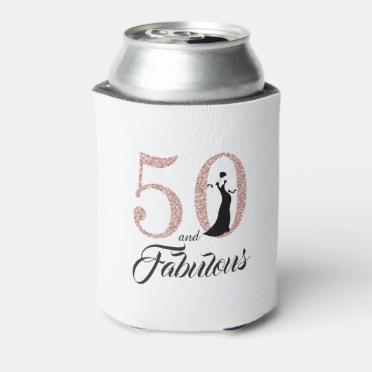 50と素晴らしい50番目の誕生日ギフトクーラーボックス 缶クーラー (缶裏面)