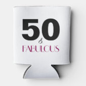 50と素晴らしい50番目の誕生日ギフトクーラーボックス 缶クーラー (正面)