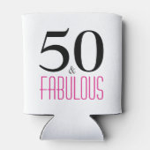 50と素晴らしい50番目の誕生日ギフトクーラーボックス 缶クーラー (裏面)