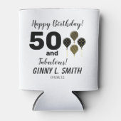 50と素晴らしい50番目の誕生日クーラーボックスの好意 缶クーラー (正面)